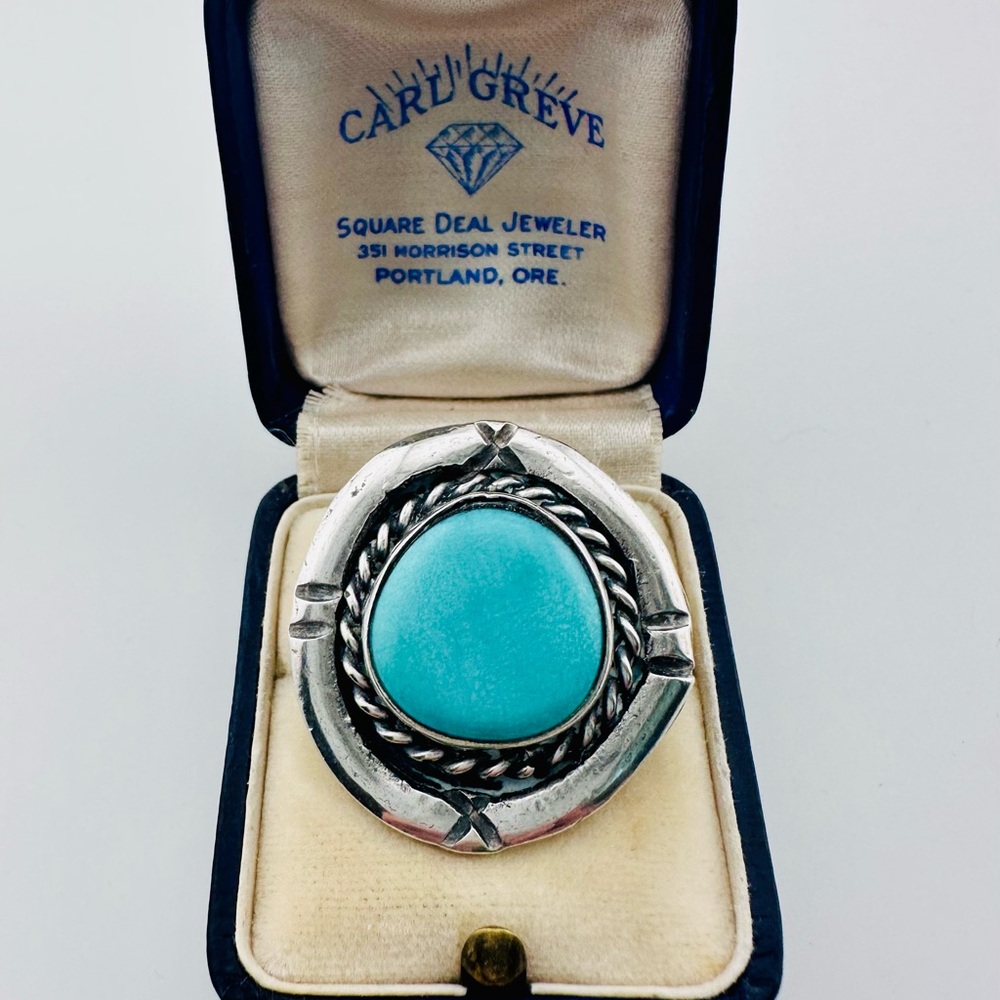 Silver and Turquoise Ring